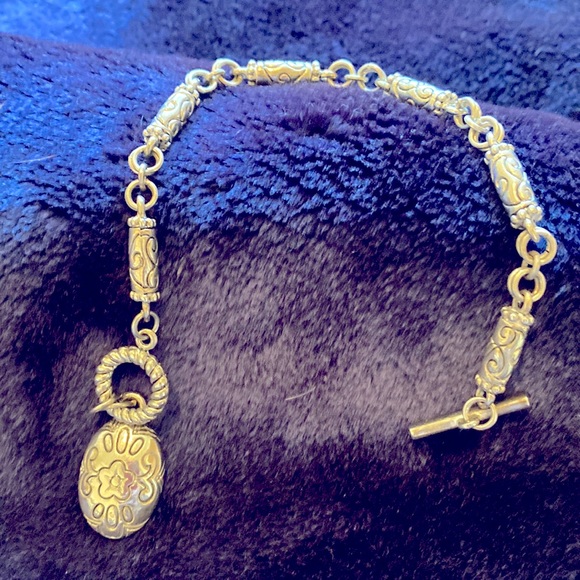 All silver tone Brighton bracelet - Picture 2 of 2